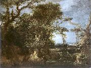 Michael Willmann Landscape with St. John. France oil painting artist
